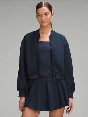 Lululemon Textured Zip Front Track jacket